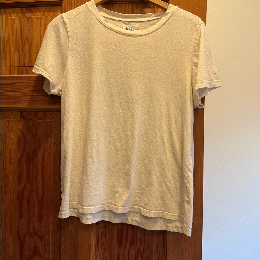 Mate the Label Organic Cotton Classic Cream T-Shirt